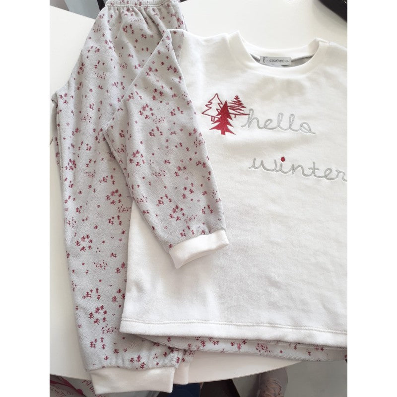 PIJAMA TERCOPELO CALAMARO